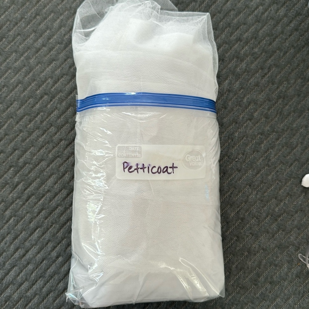 Tulle white Petticoat